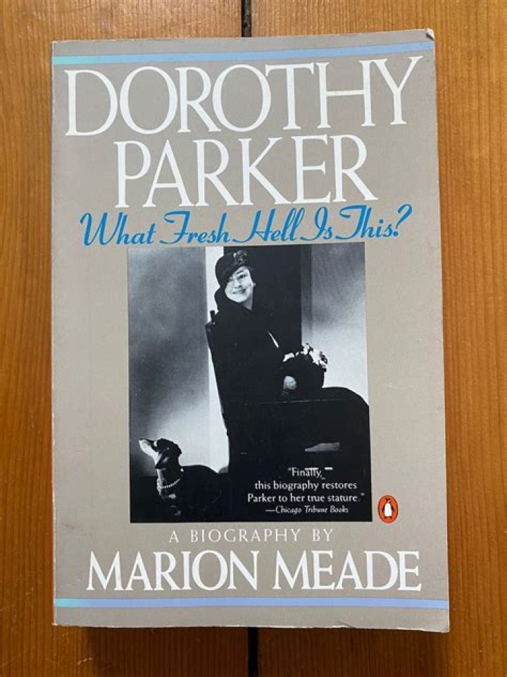 
Marion Meade Dorothy Parker Biographer Dies at 88 
